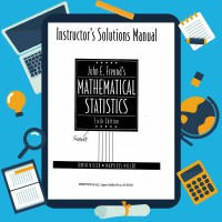 دانلود کتاب حل المسائل آمار ریاضی و کاربردهای آن به زبان اصلی از جان فروند ۲۴۳ صفحه PDF